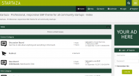 Startaza is a modern theme for SMF 2.0.X with a green layout. Startaza is fully responsive making your forum extremely flexible and offering your users an excellent experience.